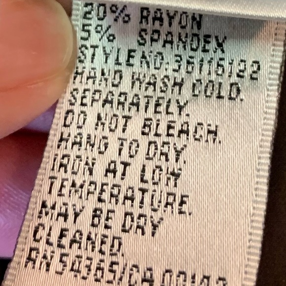 Trousers Chocolate Brown Nygard  Size 10 - Picture 8 of 10